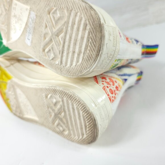 CONVERSE CHUCK TAYLOR ALL STAR 70 HI PRIDE LGBTQ MULTI-COLOR MEN'S SIZE 7 WMNS 9 - Picture 16 of 16